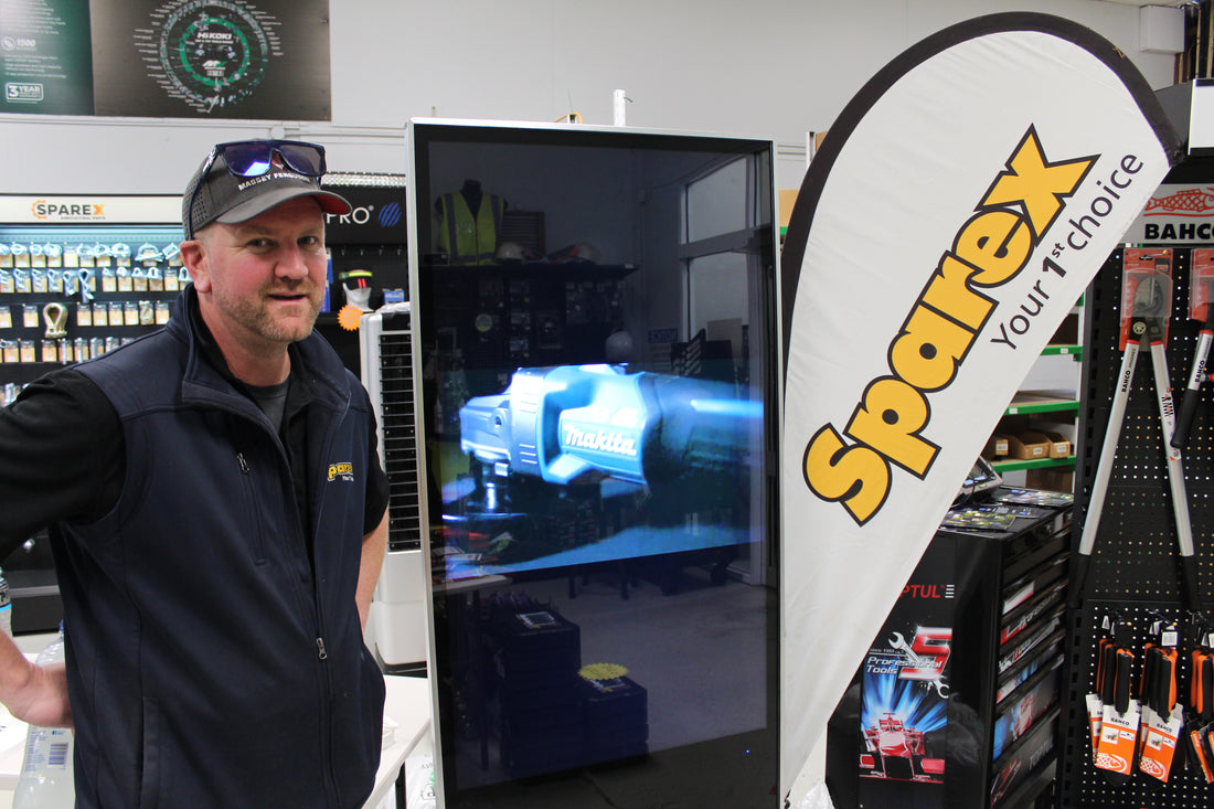 Case Study: Transforming In-Store Marketing for Sparex with Innovative Totem Solutions